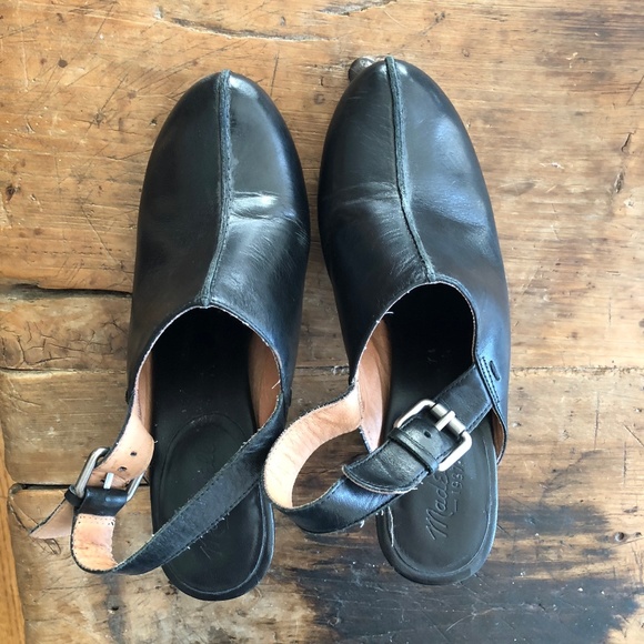 Madewell Shoes - Madewell Edmund Heel - Black - Size 7.5